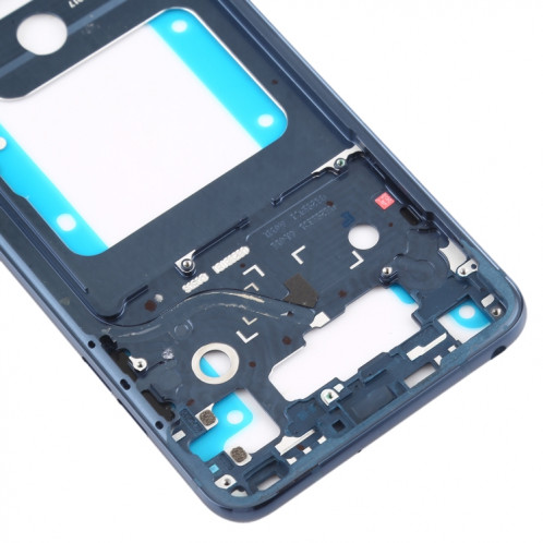 Boîtier avant plaque de cadre LCD pour LG V30 / VS996 / LS998U / H933 / LS998U / H930 (bleu) SH185L182-06