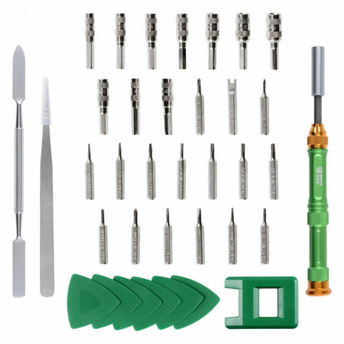 BEST BST-8929 Kit de tournevis à embout magnétique pour tournevis 37 en 1 Ensemble de tournevis professionnels SB3198731-010