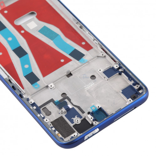 Plaque de lunette de cadre central d'origine pour Huawei Honor 9X (bleu) SH208L1669-06