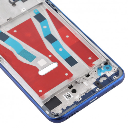 Plaque de lunette de cadre central d'origine pour Huawei Honor 9X (bleu) SH208L1669-06