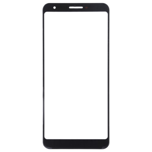 Lentille en verre extérieur de l'écran avant pour Google Pixel 3a (noir) SH231B539-06