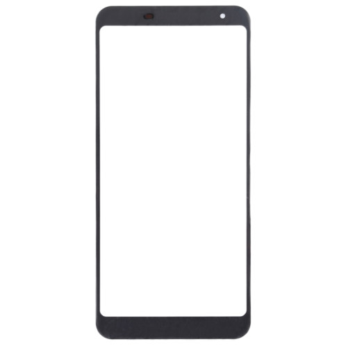 Lentille en verre extérieur de l'écran avant pour Google Pixel 3a (noir) SH231B539-06