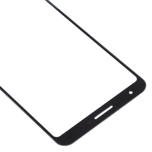 Lentille en verre extérieur de l'écran avant pour Google Pixel 3a (noir) SH231B539-06