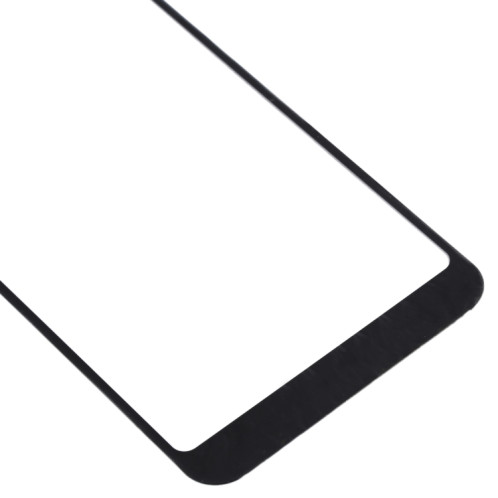 Lentille en verre extérieur de l'écran avant pour Google Pixel 3a (noir) SH231B539-06