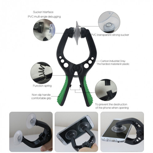 8 en 1 BEST BST-609 Kit d'outils de réparation de téléphone portable Outils d'ouverture SB3256885-07