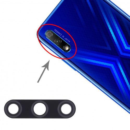 Objectif de caméra arrière 10 PCS pour Huawei Honor 9X SH3262469-05