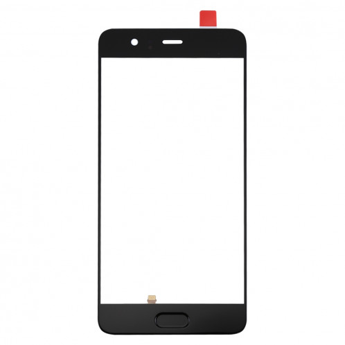 iPartsBuy Huawei P10 Plus Lentille extérieure en verre de l'écran avant, identification de l'empreinte digitale de soutien (noir) SI273B846-06