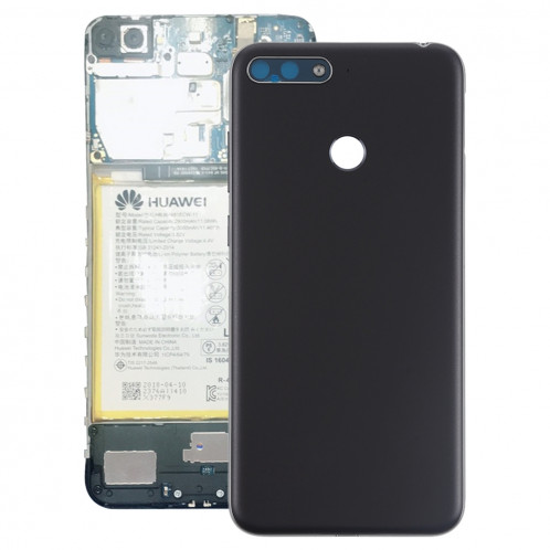Coque Arrière avec Touches Latérales pour Huawei Y6 (2018) (Noir) SH77BL1669-06