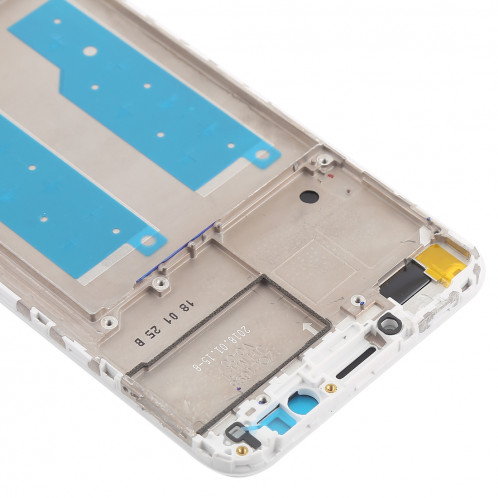 Cadre de boîtier d'affichage à cristaux liquides pour Huawei Y7 (2018) (blanc) SH280W1538-06