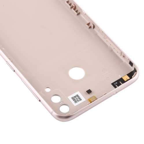 Cache arrière de batterie avec objectif et touches latérales pour Asus Zenfone Max (M1) ZB555KL (Or rose) SH2RGL1925-06