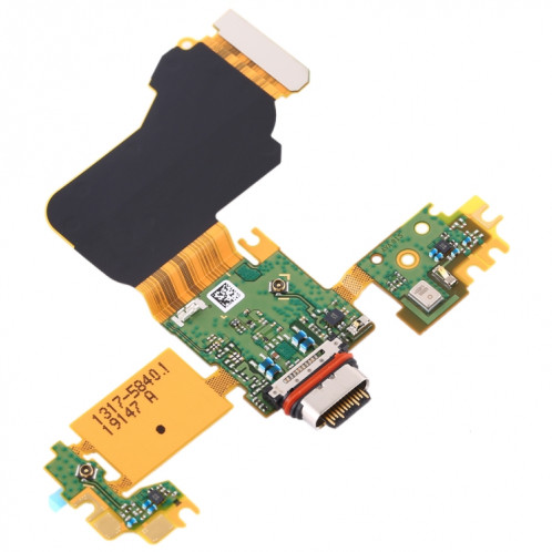 Câble flexible de port de charge d'origine + câble flexible de microphone pour Sony Xperia 1 SH33901397-04