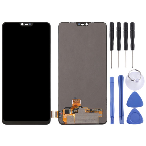 Écran LCD d'origine pour OPPO R15 avec assemblage complet du numériseur (noir) SH431B1928-06