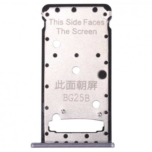 iPartsAcheter Huawei Profitez 7 Plus / Y7 Prime SIM carte Plateau et SIM / Micro SD Carte Plateau (Gris) SI458H1565-05