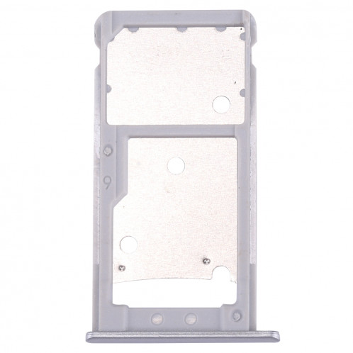 iPartsAcheter Huawei Profitez 7 Plus / Y7 Prime SIM Card Plateau et SIM / Micro SD Carte Plateau (Argent) SI458S231-05