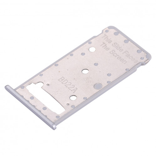 iPartsAcheter Huawei Profitez 7 Plus / Y7 Prime SIM Card Plateau et SIM / Micro SD Carte Plateau (Argent) SI458S231-05