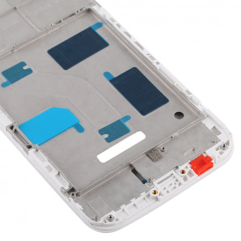 Plaque de cadre avant pour boîtier LCD pour Huawei G7 Plus (blanc) SH517W464-06