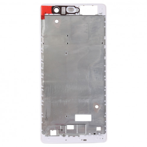 Plaque de cadre avant pour boîtier LCD pour Huawei P9 (blanc) SH521W1569-06