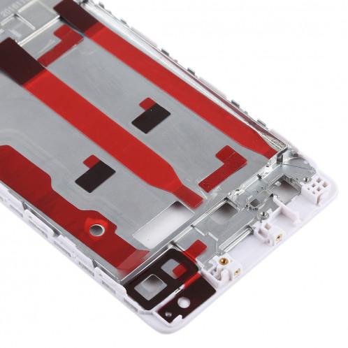 Plaque de cadre avant pour boîtier LCD pour Huawei P9 (blanc) SH521W1569-06