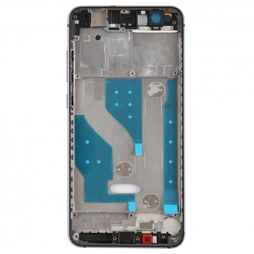 Plaque de lunette de cadre central avec touches latérales pour Huawei P10 Lite (Noir) SH522B1642-06