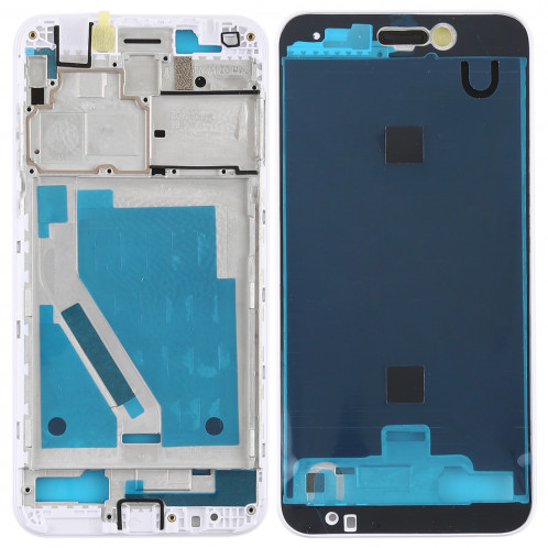 Plaque de cadre de boîtier LCD pour boîtier avant pour Huawei Honor 6A (blanc) SH523W1484-06