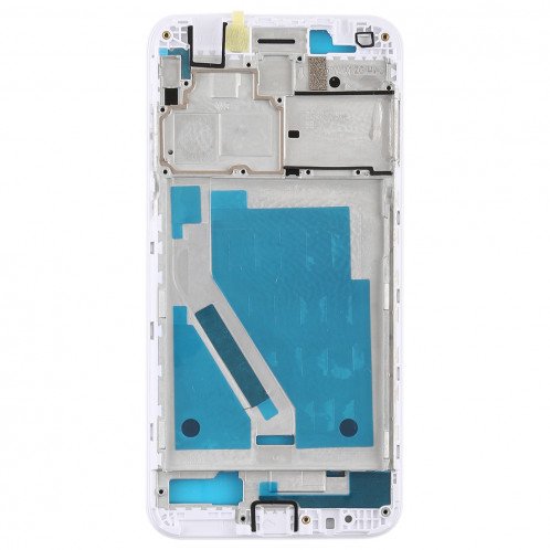 Plaque de cadre de boîtier LCD pour boîtier avant pour Huawei Honor 6A (blanc) SH523W1484-06