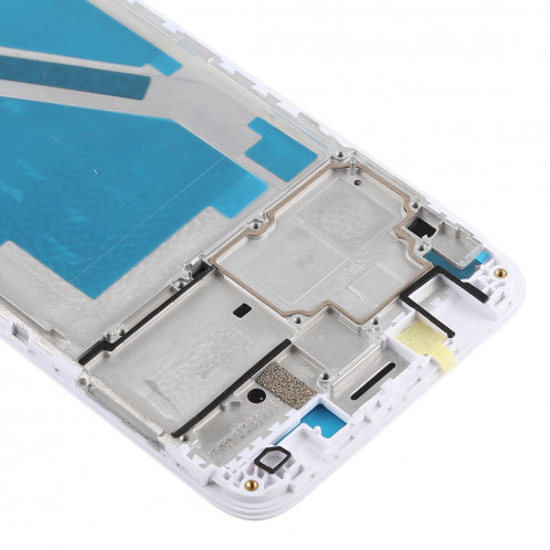 Plaque de cadre de boîtier LCD pour boîtier avant pour Huawei Honor 6A (blanc) SH523W1484-06