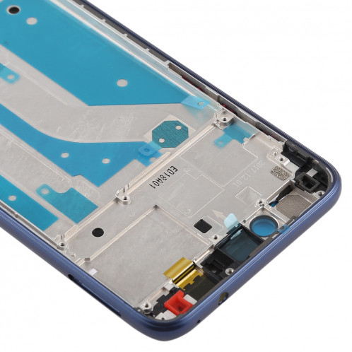 Plaque de lunette de cadre central avec touches latérales pour Huawei Honor 8 Lite (bleu) SH524L423-06