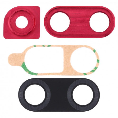 10 lentilles de protection pour PCS pour Huawei Nova 4 (rouge) SH541R1494-04