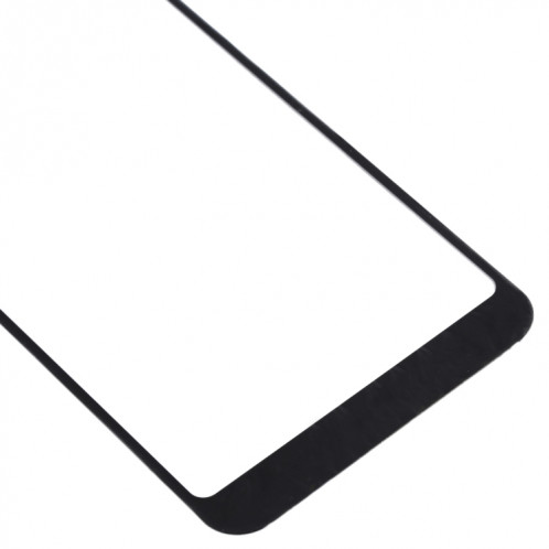 Lentille en verre externe de l'écran avant pour Google Pixel 3a XL (noir) SH551B1967-06