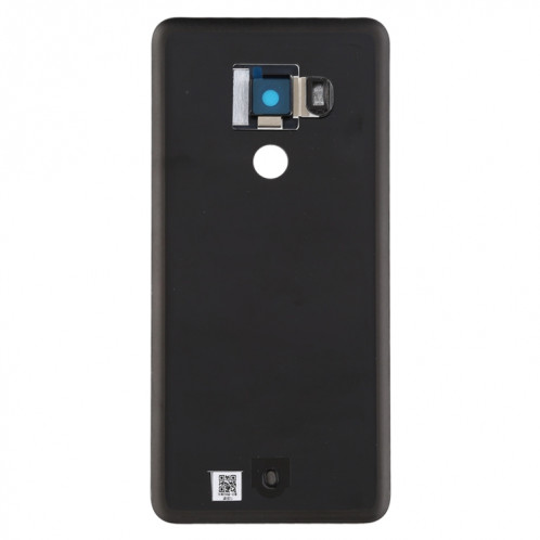 Cache arrière de la batterie avec objectif d'appareil photo pour HTC U11 + (noir) SH05BL581-06