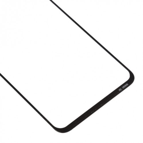 Pour OPPO Reno Z Lentille en verre extérieure de l'écran avant (noir) SH607B1259-06