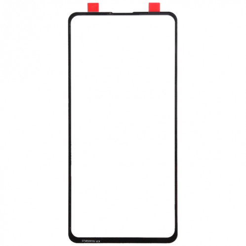 Écran avant en verre externe pour Xiaomi 9T / Redmi K20 / K20 Pro (noir) SH618B749-06