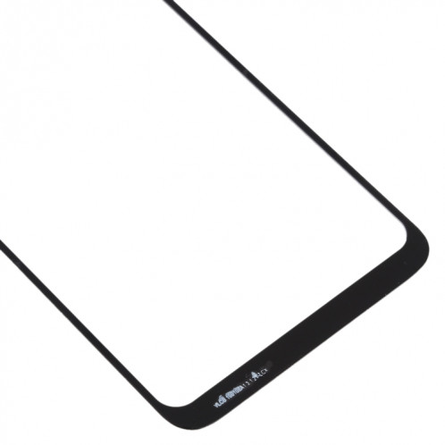 Écran avant en verre externe pour Xiaomi Mi CC9e / Mi A3 (noir) SH620B918-06