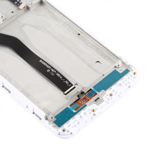 Écran LCD et numériseur complet avec cadre pour Xiaomi Redmi 5A (blanc) SH636W1019-06