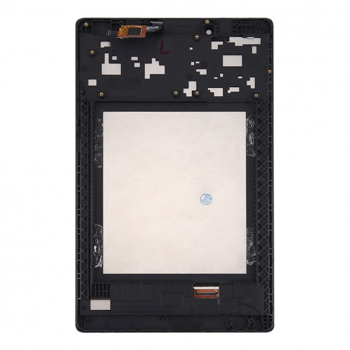 iPartsAcheter Lenovo A8-50 Tablette LCD Affichage + Écran Tactile Digitizer Assemblée avec Cadre (Noir) SI38BL495-06