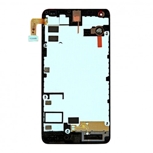 iPartsBuy Pour Microsoft Lumia 550 Écran LCD + Écran Tactile Digitizer Assemblée avec Cadre (Noir) SI660B370-04