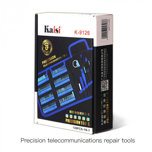 126 en 1 Kaisi K-9126 ensemble de tournevis magnétique Kit d'outils de tournevis de précision outil à main de réparation SK36861342-07