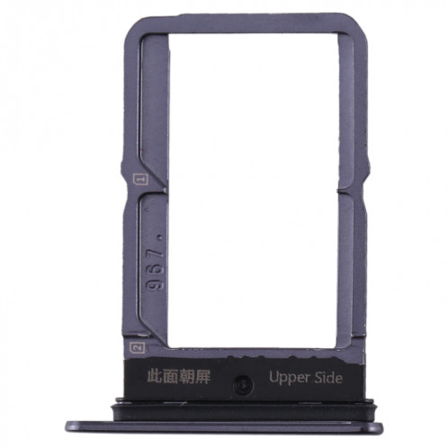 Pour vivo S5 plateau de carte SIM + plateau de carte SIM (noir) SH708B1263-05