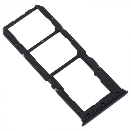 Pour Vivo S1 Plateau de carte SIM + Plateau de carte SIM + Plateau de carte Micro SD (Noir) SH725B176-05