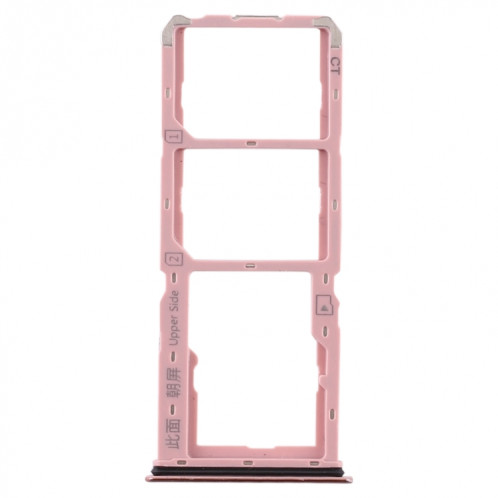 Pour Vivo S1 Plateau de carte SIM + Plateau de carte SIM + Plateau de carte Micro SD (Or) SH725J1742-05