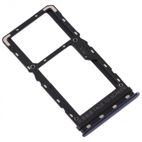 Plateau pour carte SIM + Plateau pour carte SIM / Plateau pour carte Micro SD pour Xiaomi Mi CC9e / Mi A3 (Noir) SH727B610-05