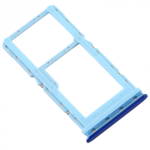 Plateau pour carte SIM + Plateau pour carte SIM / Plateau pour carte Micro SD pour Xiaomi Mi CC9e / Mi A3 (Bleu) SH727L521-05