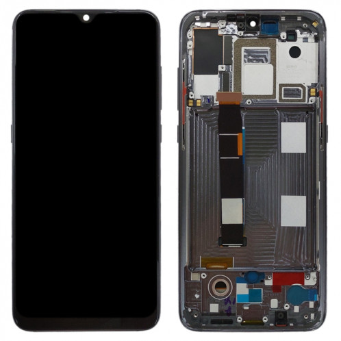 Écran LCD et numériseur complet avec cadre pour Xiaomi Mi 9 (noir) SH731B42-06