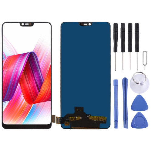 Écran LCD TFT pour OPPO R15 avec assemblage complet du numériseur (noir) SH734B1184-05