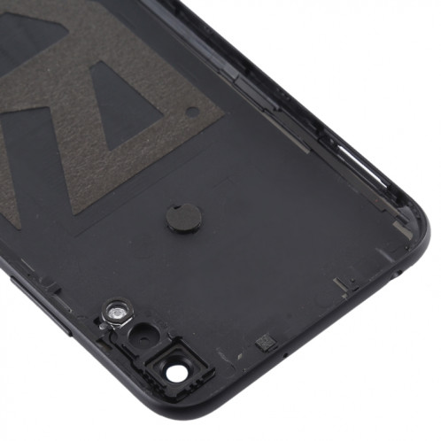 Cache arrière de batterie avec objectif et touches latérales pour Huawei Enjoy 9e (noir) SH77BL1317-06