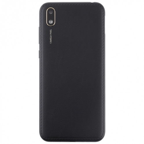 Cache arrière de batterie avec objectif et touches latérales pour Huawei Y5 (2019) (Noir) SH78BL611-06