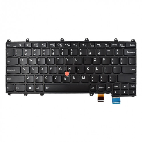 Clavier version américaine pour Lenovo IBM ThinkPad Yoga 260 12,5 pouces SH39131411-03