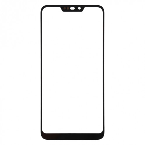 Ecran Avant Lentille Extérieure en Verre pour Asus Zenfone Max (M2) ZB633KL / ZB632KL X01AD (Noir) SH922B1932-06