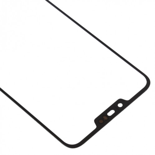 Ecran Avant Lentille Extérieure en Verre pour Asus Zenfone Max (M2) ZB633KL / ZB632KL X01AD (Noir) SH922B1932-06
