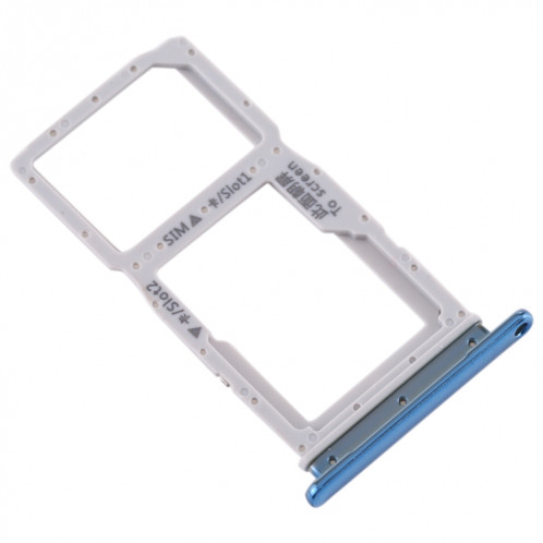 Plateau pour carte SIM + Plateau pour carte SIM / Plateau pour carte Micro SD pour Huawei Enjoy 10 Plus (Breathing Crystal) SH40BC190-05